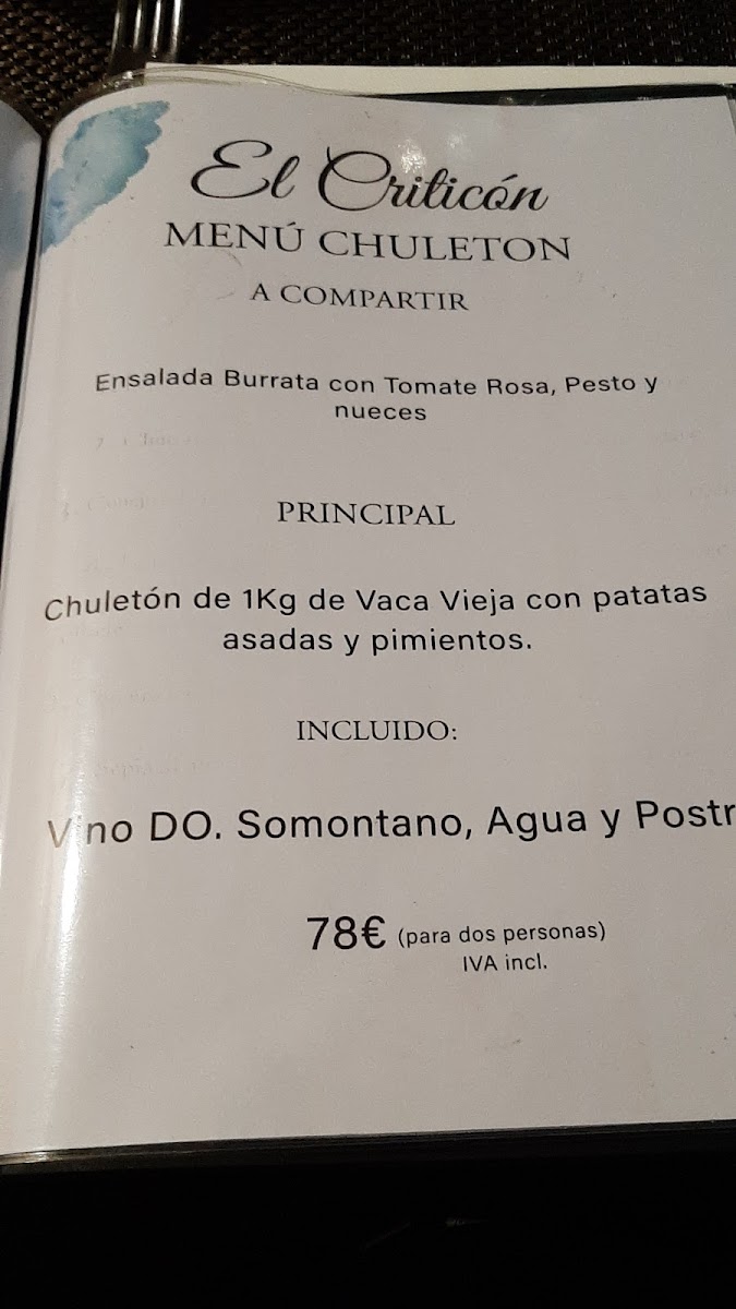Menu El Criticón Restaurante-6