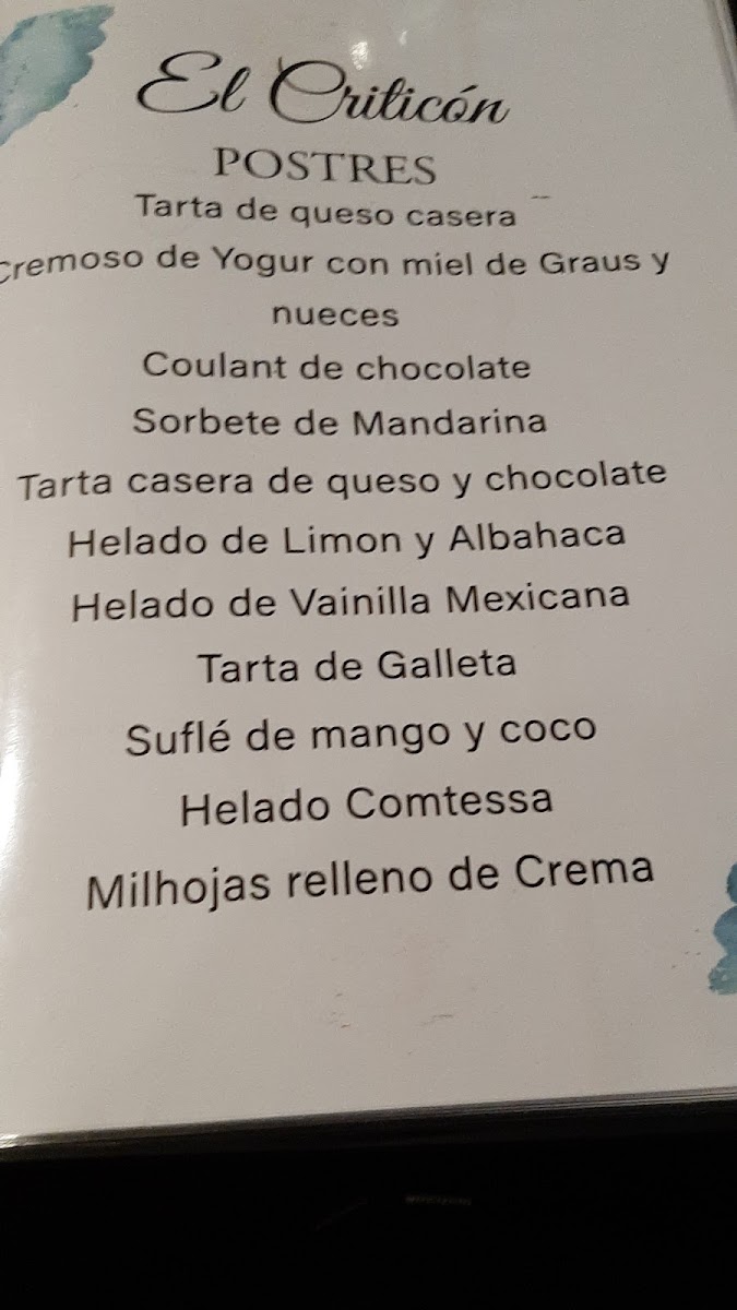 Menu El Criticón Restaurante-9
